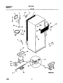 05 - System parts for Frigidaire Refrigerator MRT13CREW3 from AppliancePartsPros.com