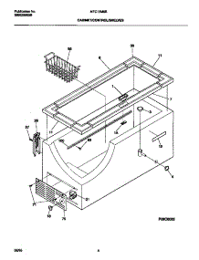 03 - Cabinet / Control / Shelves parts for Frigidaire Freezer MFC13M6BW0 from AppliancePartsPros.com