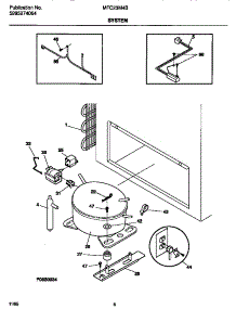04 - System parts for Frigidaire Freezer MFC23M4BW4 from AppliancePartsPros.com
