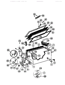 02 - Door, Cabinet, And Unit parts for Frigidaire Freezer MFC23M4BW2 from AppliancePartsPros.com