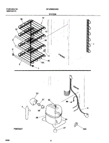 07 - System parts for Frigidaire Freezer MFU09M2GW5 from AppliancePartsPros.com