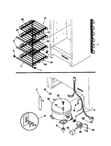 04 - System parts for Frigidaire Freezer MFU12M2BW2 from AppliancePartsPros.com
