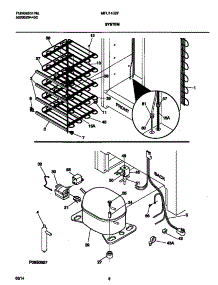 04 - System parts for Frigidaire Freezer MFU14D2FW0 from AppliancePartsPros.com