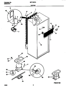 05 - System parts for Frigidaire Refrigerator MRT16DRGD7 from AppliancePartsPros.com