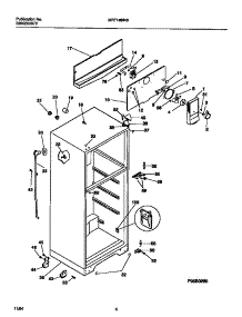 03 - Cabinet W /  Fan Assembly parts for Frigidaire Refrigerator MRT18BRBZ2 from AppliancePartsPros.com