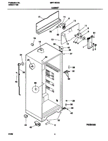03 - Cabinet parts for Frigidaire Refrigerator MRT18CSGZ1 from AppliancePartsPros.com