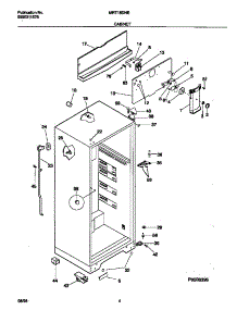 03 - Cabinet parts for Frigidaire Refrigerator MRT18DNEZ4 from AppliancePartsPros.com