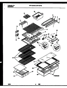 05 - Shelves And Supports parts for Frigidaire Refrigerator MRT18DNBD0 from AppliancePartsPros.com