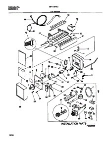 06 - Ice Maker parts for Frigidaire Refrigerator MRT18FNCW0 from AppliancePartsPros.com