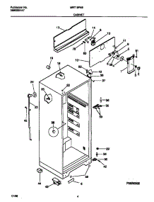 03 - Cabinet parts for Frigidaire Refrigerator MRT18FNEW3 from AppliancePartsPros.com