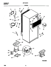 06 - System parts for Frigidaire Refrigerator MRT15CNEW2 from AppliancePartsPros.com
