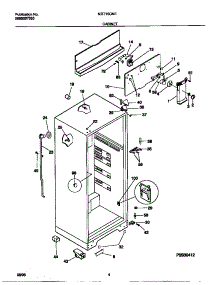 03 - Cabinet parts for Frigidaire Refrigerator MRT15CNEW1 from AppliancePartsPros.com