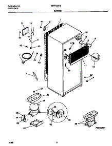 05 - System parts for Frigidaire Refrigerator MRT15CNEZ4 from AppliancePartsPros.com
