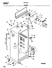 03 - Cabinet parts for Frigidaire Refrigerator MRT15CSEZC from AppliancePartsPros.com