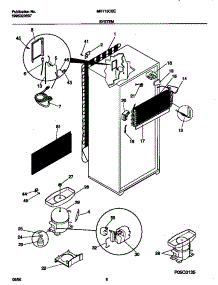 05 - System parts for Frigidaire Refrigerator MRT15CSEZC from AppliancePartsPros.com