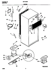 05 - System parts for Frigidaire Refrigerator MRT15CSEZN from AppliancePartsPros.com