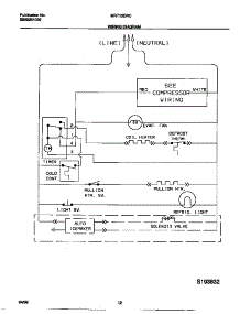 06 - Wiring Diagram parts for Frigidaire Refrigerator MRT15DRCW4 from AppliancePartsPros.com
