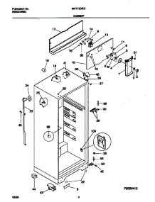 03 - Cabinet parts for Frigidaire Refrigerator MRT16DRGD5 from AppliancePartsPros.com