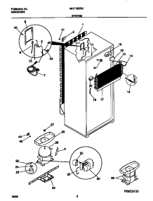05 - System parts for Frigidaire Refrigerator MRT16DRGD5 from AppliancePartsPros.com