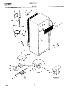 05 - System parts for Frigidaire Refrigerator MRT13BSCW4 from AppliancePartsPros.com