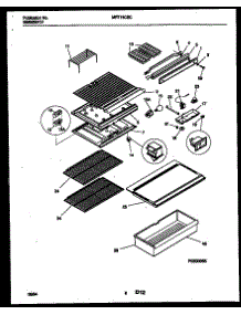 05 - Shelves And Supports parts for Frigidaire Refrigerator MRT15CBCW0 from AppliancePartsPros.com