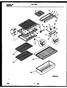 04 - Shelves And Supports parts for Frigidaire Refrigerator MRT15CNBY0 from AppliancePartsPros.com