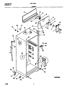 03 - Cabinet parts for Frigidaire Refrigerator MRT15CNEW4 from AppliancePartsPros.com