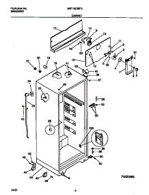 03 - Cabinet parts for Frigidaire Refrigerator MRT15CSEW2 from AppliancePartsPros.com