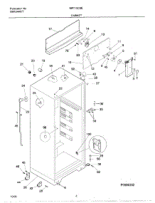 05 - Cabinet parts for Frigidaire Refrigerator MRT15CSEWE from AppliancePartsPros.com