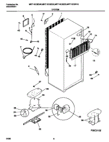 05 - System parts for Frigidaire Refrigerator MRT15CSEW5 from AppliancePartsPros.com