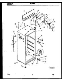 03 - Cabinet Parts parts for Frigidaire Refrigerator MRT18BRAD0 from AppliancePartsPros.com