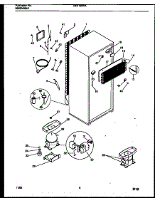 05 - System And Automatic Defrost Parts parts for Frigidaire Refrigerator MRT18BRAD0 from AppliancePartsPros.com