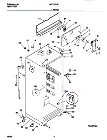 03 - Cabinet parts for Frigidaire Refrigerator MRT15CNEZ6 from AppliancePartsPros.com