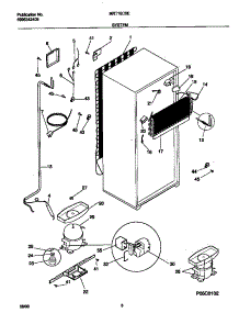 05 - System parts for Frigidaire Refrigerator MRT15CSEWP from AppliancePartsPros.com