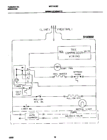 06 - Wiring Schematic parts for Frigidaire Refrigerator MRT15CSEWP from AppliancePartsPros.com