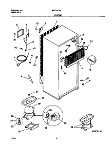 05 - System parts for Frigidaire Refrigerator MRT15CSEW8 from AppliancePartsPros.com