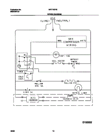 06 - Wiring Diagram parts for Frigidaire Refrigerator MRT15DRED2 from AppliancePartsPros.com