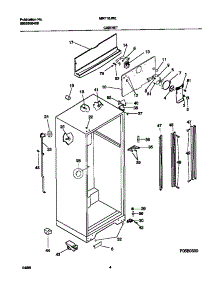03 - Cabinet parts for Frigidaire Refrigerator MRT18JRED2 from AppliancePartsPros.com