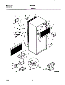 05 - System parts for Frigidaire Refrigerator MRT15DRED6 from AppliancePartsPros.com