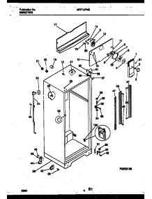 03 - Cabinet Parts parts for Frigidaire Refrigerator MRT19PNBW1 from AppliancePartsPros.com