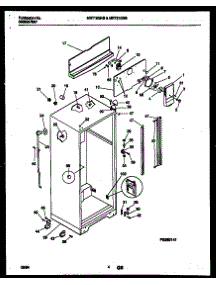 03 - Cabinet Parts parts for Frigidaire Refrigerator MRT19GNBW0 from AppliancePartsPros.com