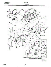 06 - Icemaker parts for Frigidaire Refrigerator MRT18TRFD2 from AppliancePartsPros.com