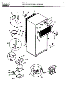 07 - Cooling System parts for Frigidaire Refrigerator MRT19PNBZ2 from AppliancePartsPros.com