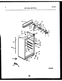 04 - Cabinet Parts parts for Frigidaire Refrigerator MRT17CHAA0 from AppliancePartsPros.com