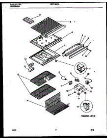 04 - Shelves And Supports parts for Frigidaire Refrigerator MRT18BRAY0 from AppliancePartsPros.com