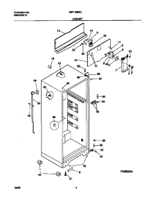 03 - Cabinet parts for Frigidaire Refrigerator MRT18BSCW3 from AppliancePartsPros.com
