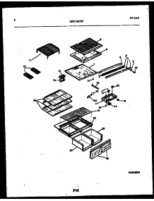 05 - Shelves And Supports parts for Frigidaire Refrigerator MRT18CHCA0 from AppliancePartsPros.com