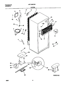 05 - System parts for Frigidaire Refrigerator MRT18BSCW4 from AppliancePartsPros.com