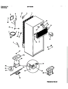 05 - Cooling System parts for Frigidaire Refrigerator MRT18CNBZ1 from AppliancePartsPros.com
