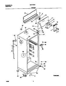 03 - Cabinet parts for Frigidaire Refrigerator MRT18CSEW2 from AppliancePartsPros.com
